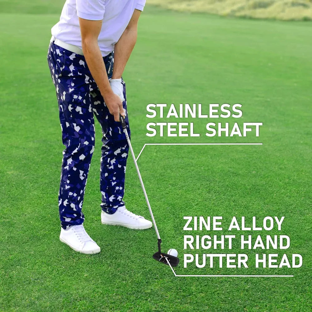 KOFULL Golf Putter, Golf Putters for Men Right Handed - 35 Inches Men's Putter Right Handed Golf Gifts for Men, Rubber Grip Blade Putter for Indoor or Outdoor Training