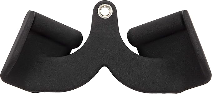 Signature Fitness Tricep Rope Cable Attachment,27" Rope Length,LAT Pull Down Machine Pulldown Attachment (5-Piece Combo)