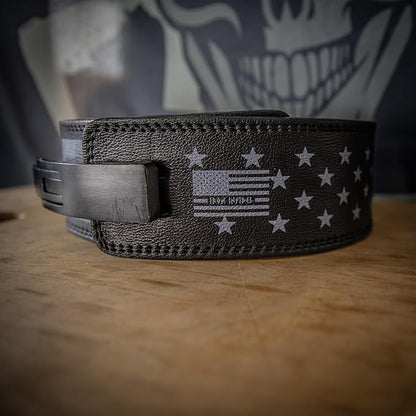 Weight Lifting Belt - Lever Gym Belt for Weightlifting 10mm Leather 4 Inches