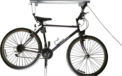 RAD Cycle Products Rail Mount Bike and Ladder Lift for Your Garage or Workshop Holds up to 75 Pounds No Mounting Board Needed