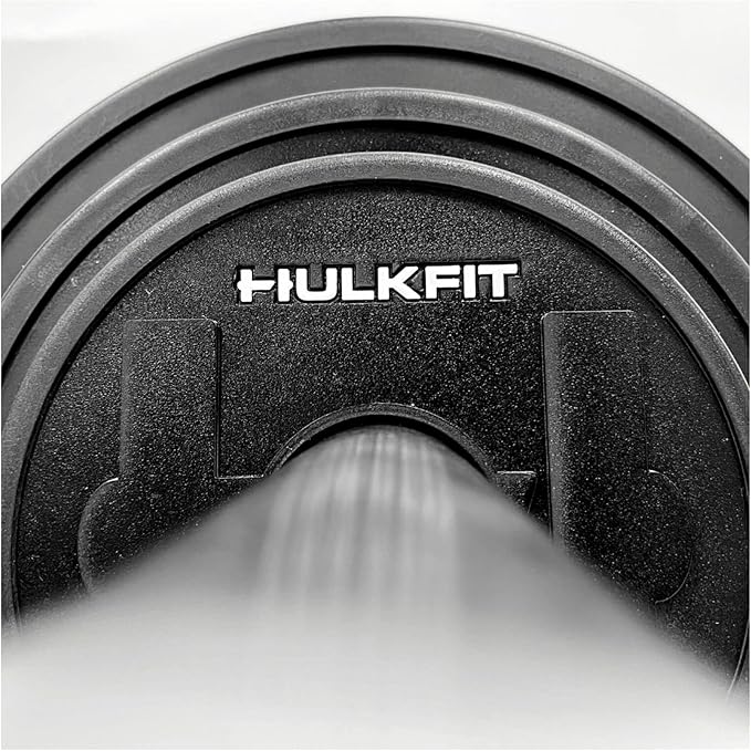HulkFit 2-inch Rubber Coated Steel Weight Plates Set