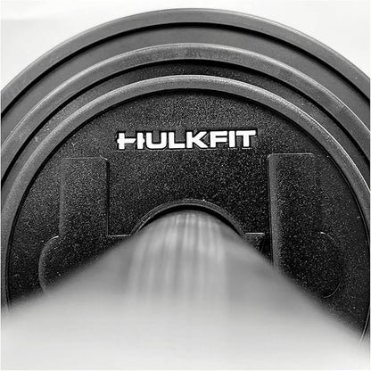 HulkFit 2-inch Rubber Coated Steel Weight Plates Set