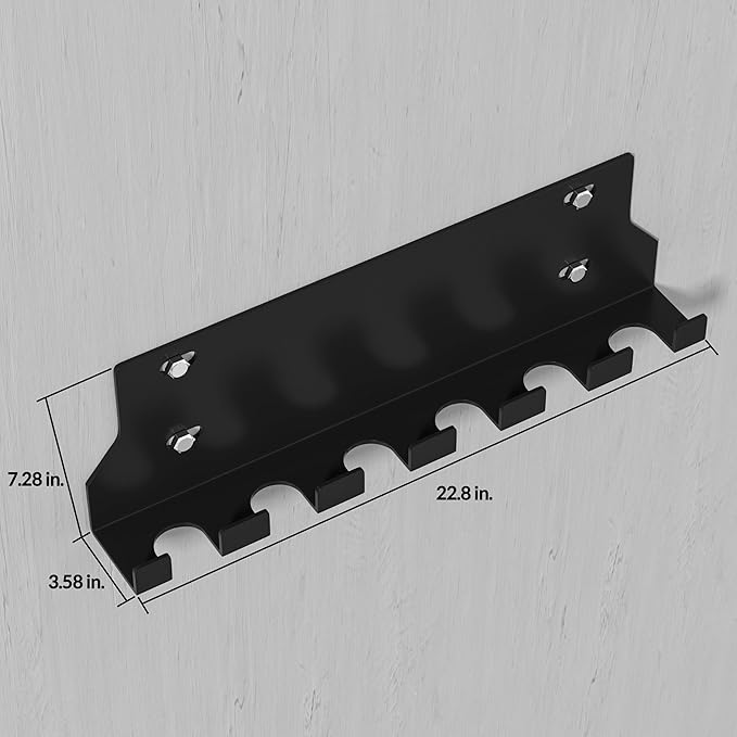 Signature Fitness Wall Mount Vertical Barbell Hanger Olympic