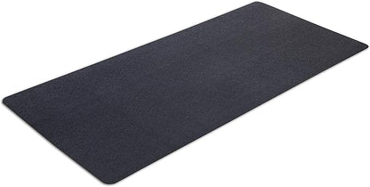 Exercise Equipment Mat for Under Treadmill 30" x 66", Black