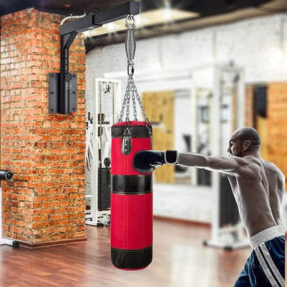 BeneLabel Wall Mount Heavy Bag Hanger, Heavy Duty Punching Bag Stand, Boxing Bag Bracket for Home Gym Indoor Outdoor, 800 LB Capacity