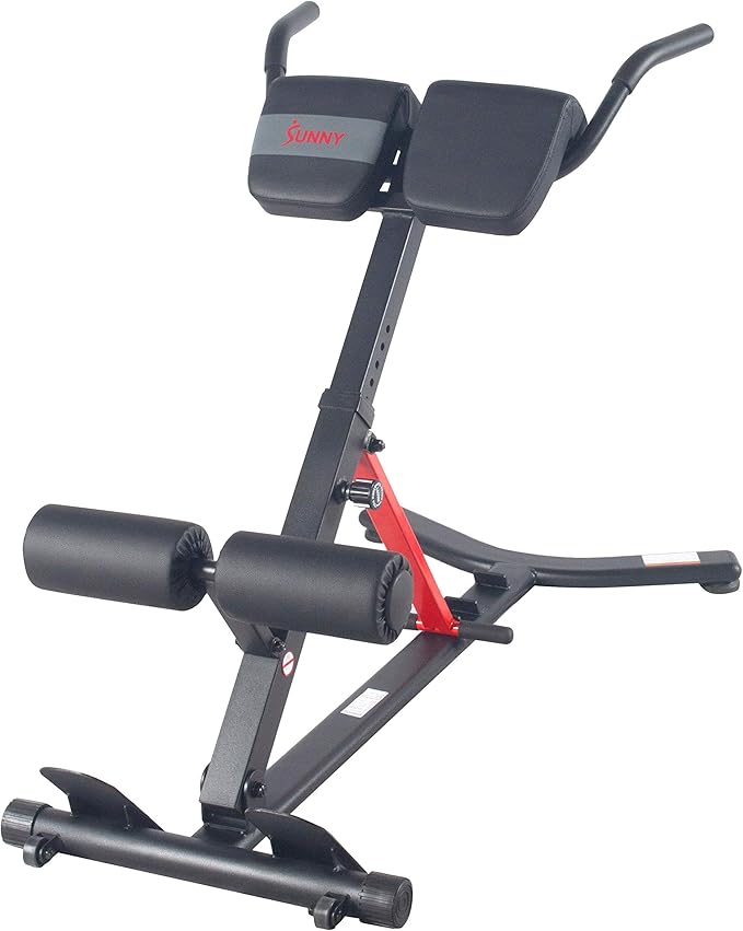 Sunny Health & Fitness Foldable Hyperextension Roman Chair