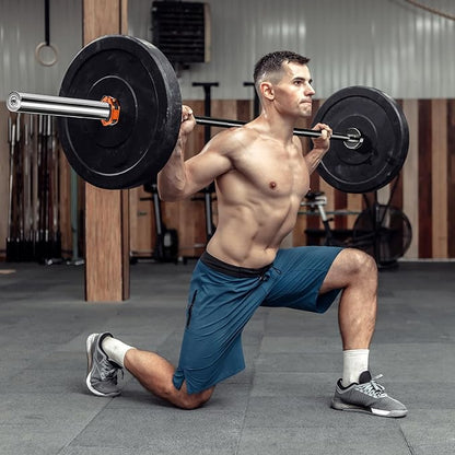 Olympic Barbell Weight Bar for Weightlifting 7ft/6ft/5ft for 500lbs/400lbs/330lbs Weight