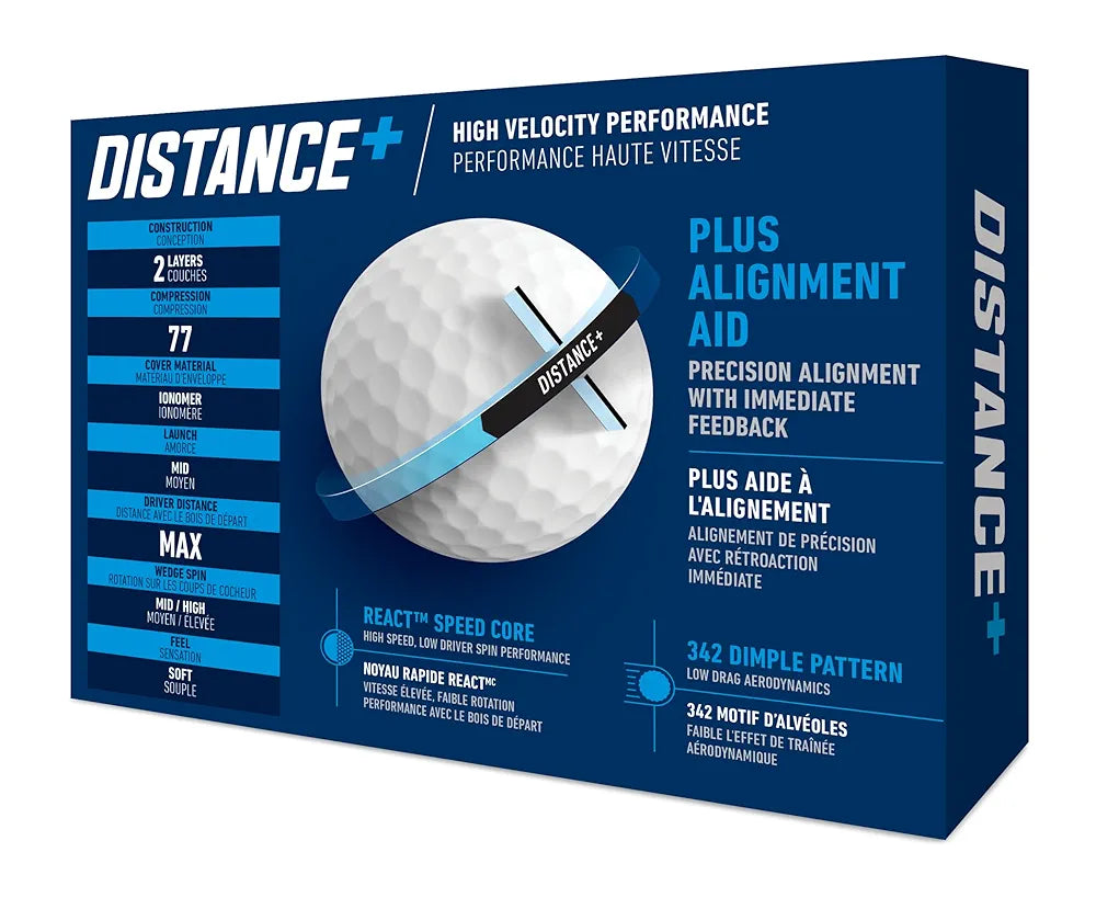 TaylorMade Golf Distance+ Golf Balls