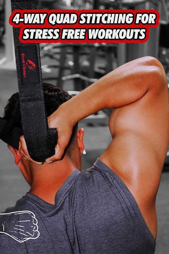 Tricep Rope Cable Attachment 17'' & 24'' Loop for Tricep Pull Cable Extensions and Face Pulls/Triceps Pressdowns/Cable Overhead Presses/Tricep Push Downs