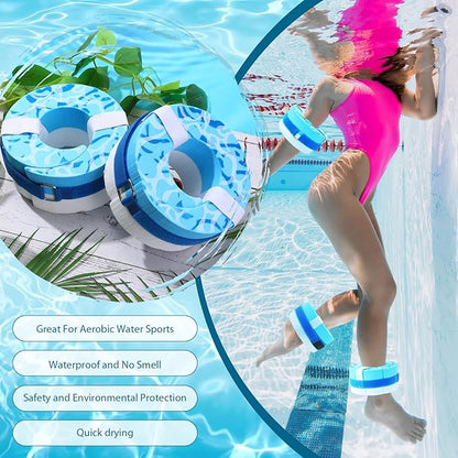 2 Pcs Foam Swim Aquatic Cuffs Equipment Water