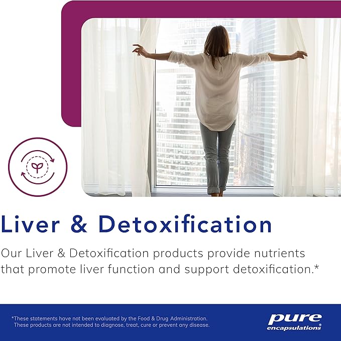 Pure Encapsulations Lipotropic Detox | Hypoallergenic Supplement Supports Liver Function and Detoxification | 120 Capsules
