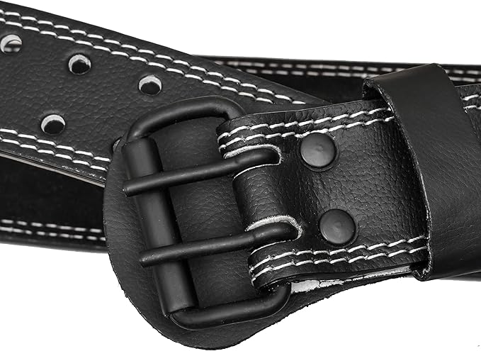 ESTREMO Weight Lifting Belt Leather courted Power Lifting 4 Inches
