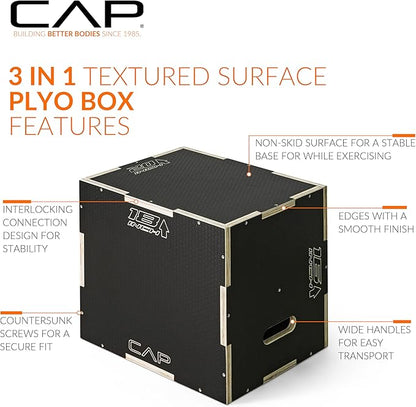 CAP Barbell 3-in-1 Plyometric Box