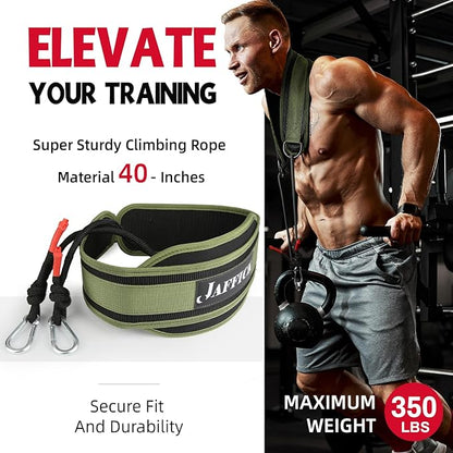 Jaffick Dip Belt with Steel Chain for Weightlifting