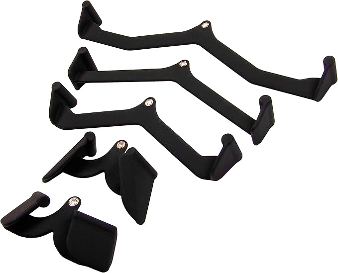 Multifunctional Home Gym System Workout Station Multiple Grip Handles, 5-Piece Combo