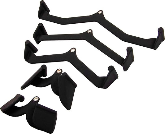 Multifunctional Home Gym System Workout Station Multiple Grip Handles, 5-Piece Combo