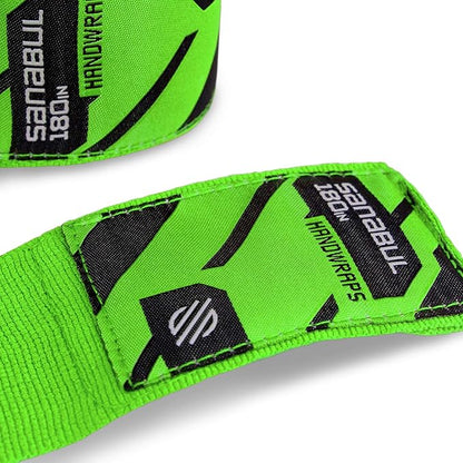 Sanabul Elastic 180 inch Boxing Hand Wraps for Boxing Gloves Muay Thai Kickboxing MMA Wraps for Men & Women