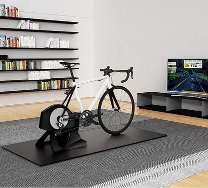 Bike Mat Compatible with Peloton Bike Elliptical Treadmill Mat 6mm Thick,