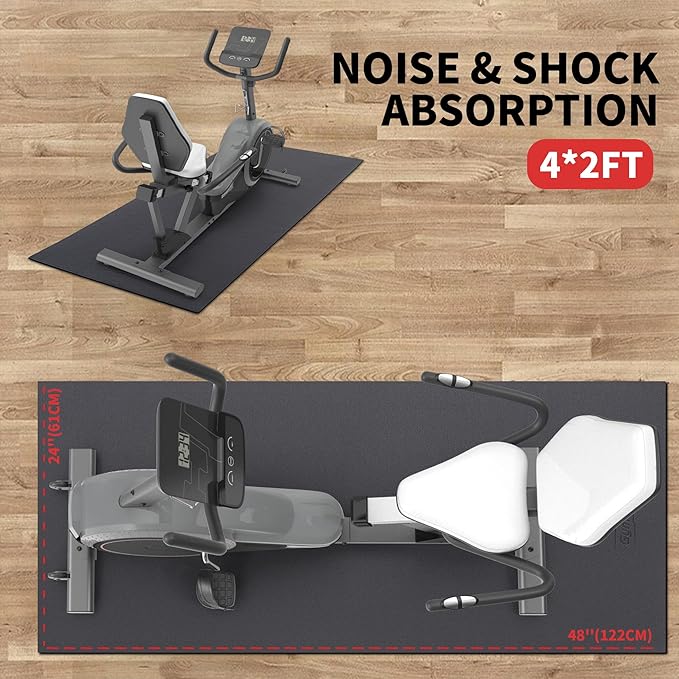 Exercise Equipment Mat 48x24 6mm Thick