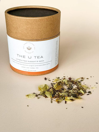 The U Tea - Organic Detox Tea for Urinary Tract Health, Bladder Support, UTI, Liver Detox Tea, Kidney Detox, Natural Remedies for Quick Pain Relief