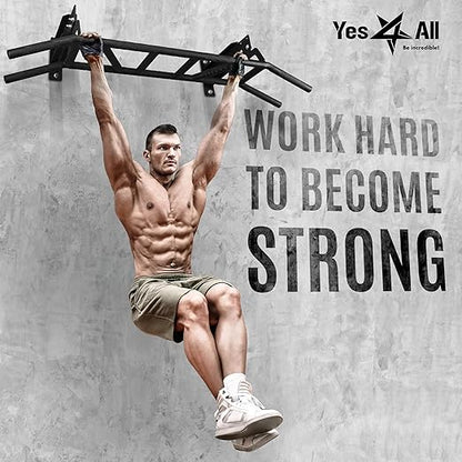 Yes4All Heavy Duty Wall Mounted Pull Up Bar