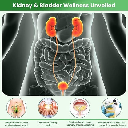 Kidney Cleanse Detox & Repair | Extra Strength 50:1 Cranberry Extract | 22-in-1 Kidney Health Supplement | Kidney Support Formula for Kidney Restore | Kidney Detox and Bladder Health