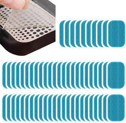 PAMASE 50/80 Pcs Gel Pads for Abs Stimulator - Replacement Pads for Abdominal Muscle Trainer, Reusable Ab Workout Toner Belt Accessory