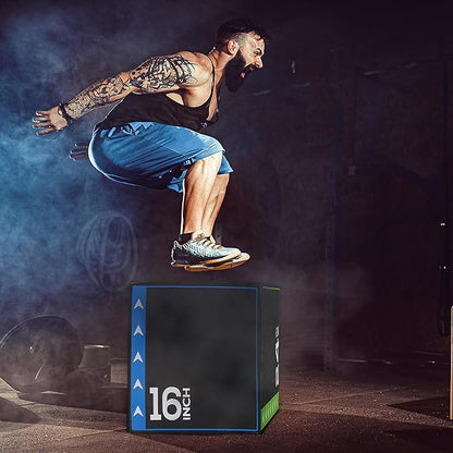 BalanceFrom Plyo Jumping Exercise Box, Home Gym Workout Trainer, Multiple Options