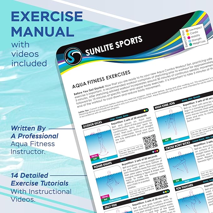 Sunlite Sports Water Workout Combo Set