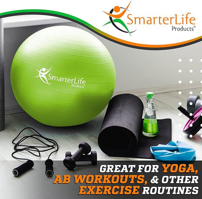 SmarterLife Workout Exercise Ball for Fitness