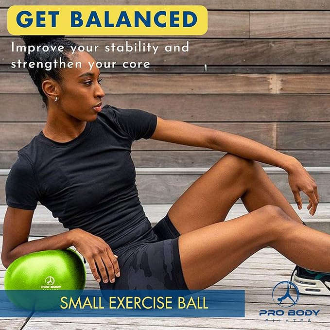 ProBody Pilates Ball Small Yoga Ball 9 Inch