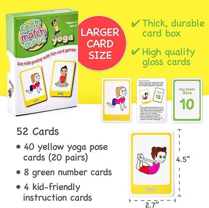 Yoga Cards for Kids - Fun Yoga Pretzels