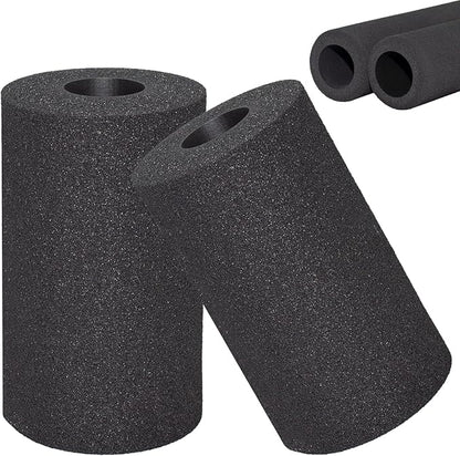 Foot Foam Pads Roller (5.5 * 3.1 * 3.1in), Marcy Olympic Weight Bench Foam for Inversion Table,Sit Ups,Leg Curl Press Attachment Extension (Black)