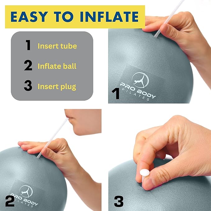 ProBody Pilates Ball Small Yoga Ball 9 Inch