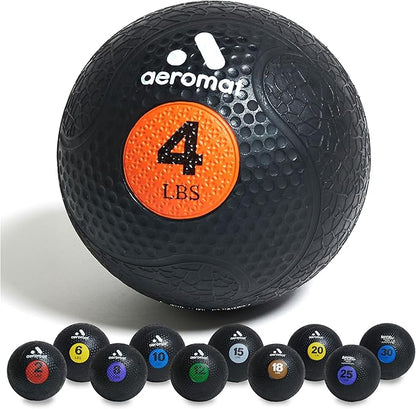 Aeromat Medicine Ball: Weighted Medicine Balls for Exercise 2-30lbs -