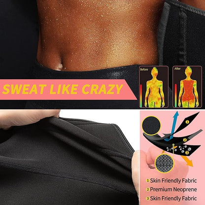KIWI RATA Neoprene Sauna Waist Trainer Corset Sweat Belt for Women Compression Cincher Band Workout Fitness Back Support