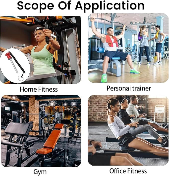 Weight Stack Pin,Magnetic Weight Pin,Diameter 4 Inch Solid Aluminum Alloy Universal Gym Pin Weight Machine Pin for Home Gym Exercise Machine Accessories(2pcs)