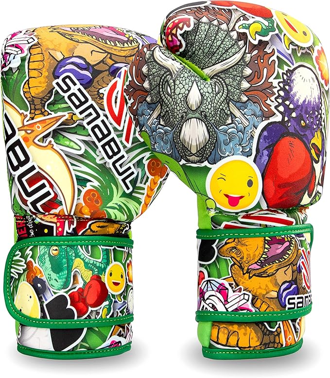 Sanabul Sticker Bomb Adult Boxing Gloves Kickboxing MMA training Punching Heavy Bag