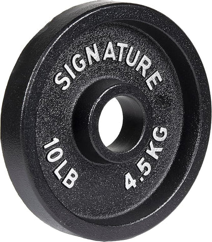 Signature Fitness Deep Dish 2-Inch Olympic Cast Iron