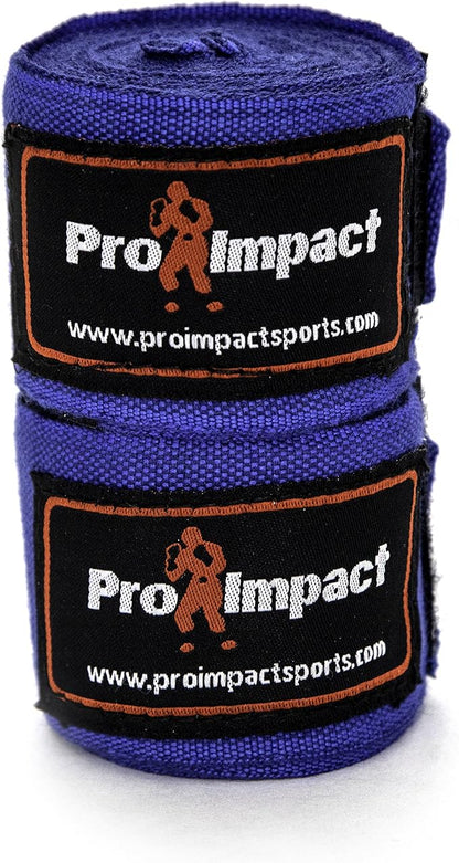 Pro Impact Mexican Style Hand Wraps for Men & Women – 180" Stretchable Boxing Wraps for MMA, Muay Thai, Kickboxing & Gym Training – Wrist & Knuckle Protection for Maximum Performance & Support