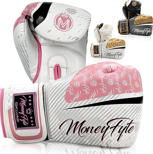 Boxing Gloves for Men & Women - Boxing, Kickboxing, Muay Thai, MMA, Training & Sparring - Punching Bag & Heavy Bag Gloves - MoneyFyte