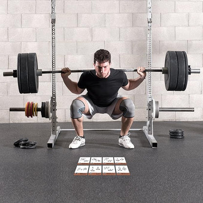 NewMe Fitness Barbell Workout Cards, Instructional Fitness Deck for Women & Men, Beginner Fitness Guide to Training Exercises at Home or Gym 3.5"x5"