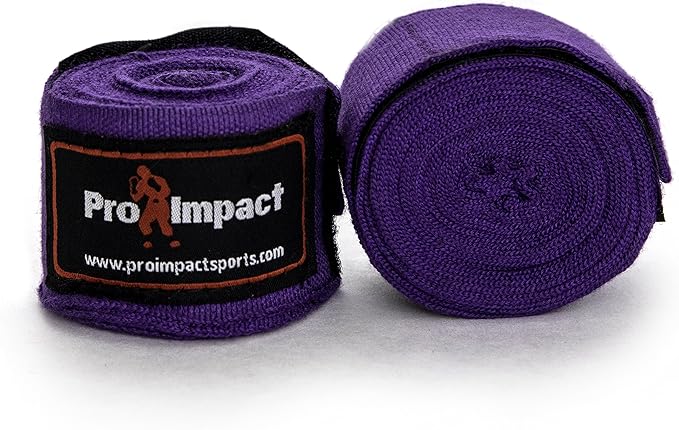 Pro Impact Mexican Style Hand Wraps for Men & Women – 180" Stretchable Boxing Wraps for MMA, Muay Thai, Kickboxing & Gym Training – Wrist & Knuckle Protection for Maximum Performance & Support