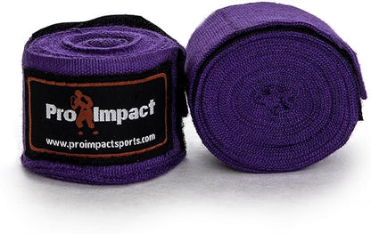 Pro Impact Mexican Style Hand Wraps for Men & Women – 180" Stretchable Boxing Wraps for MMA, Muay Thai, Kickboxing & Gym Training – Wrist & Knuckle Protection for Maximum Performance & Support