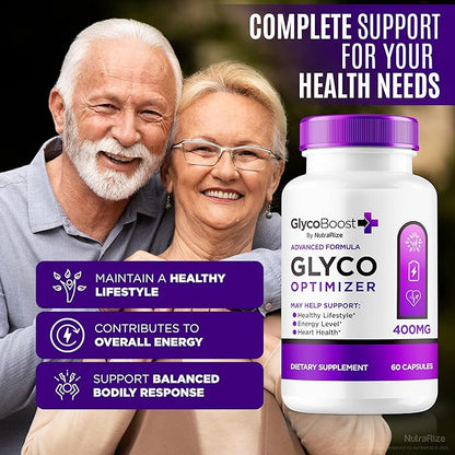 (3 Pack) GlycoBoost - Official Glyco Boost Blood Support Formula, All Natural Capsules for Healthy and Stable Levels, GlycoBoost Blood Vessel Cleaner, Glyco Boost Optimizer (180 Capsules)