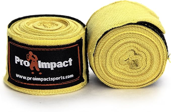Pro Impact Mexican Style Hand Wraps for Men & Women – 180" Stretchable Boxing Wraps for MMA, Muay Thai, Kickboxing & Gym Training – Wrist & Knuckle Protection for Maximum Performance & Support