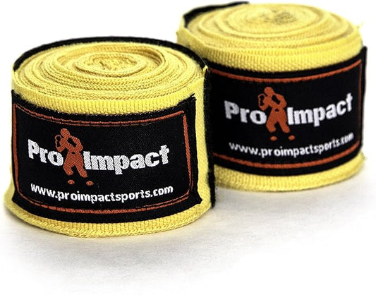 Pro Impact Mexican Style Hand Wraps for Men & Women – 180" Stretchable Boxing Wraps for MMA, Muay Thai, Kickboxing & Gym Training – Wrist & Knuckle Protection for Maximum Performance & Support