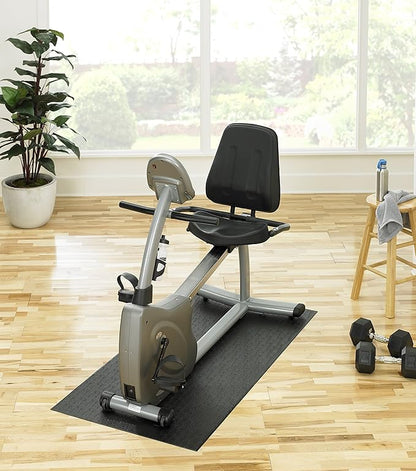 SuperMats Made in U.S.A. for Indoor Cycles Recumbent Bikes Upright Exercise Bikes and Steppers
