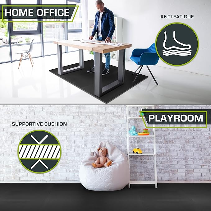 ProsourceFit Extra Thick Puzzle Exercise Mat ¾” and 1"
