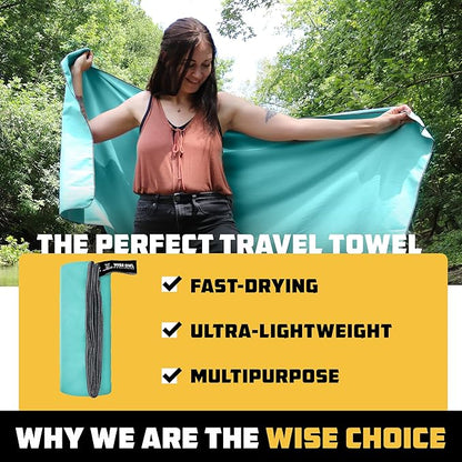 Wise Owl Outfitters Camping Towel - Camping Accessories